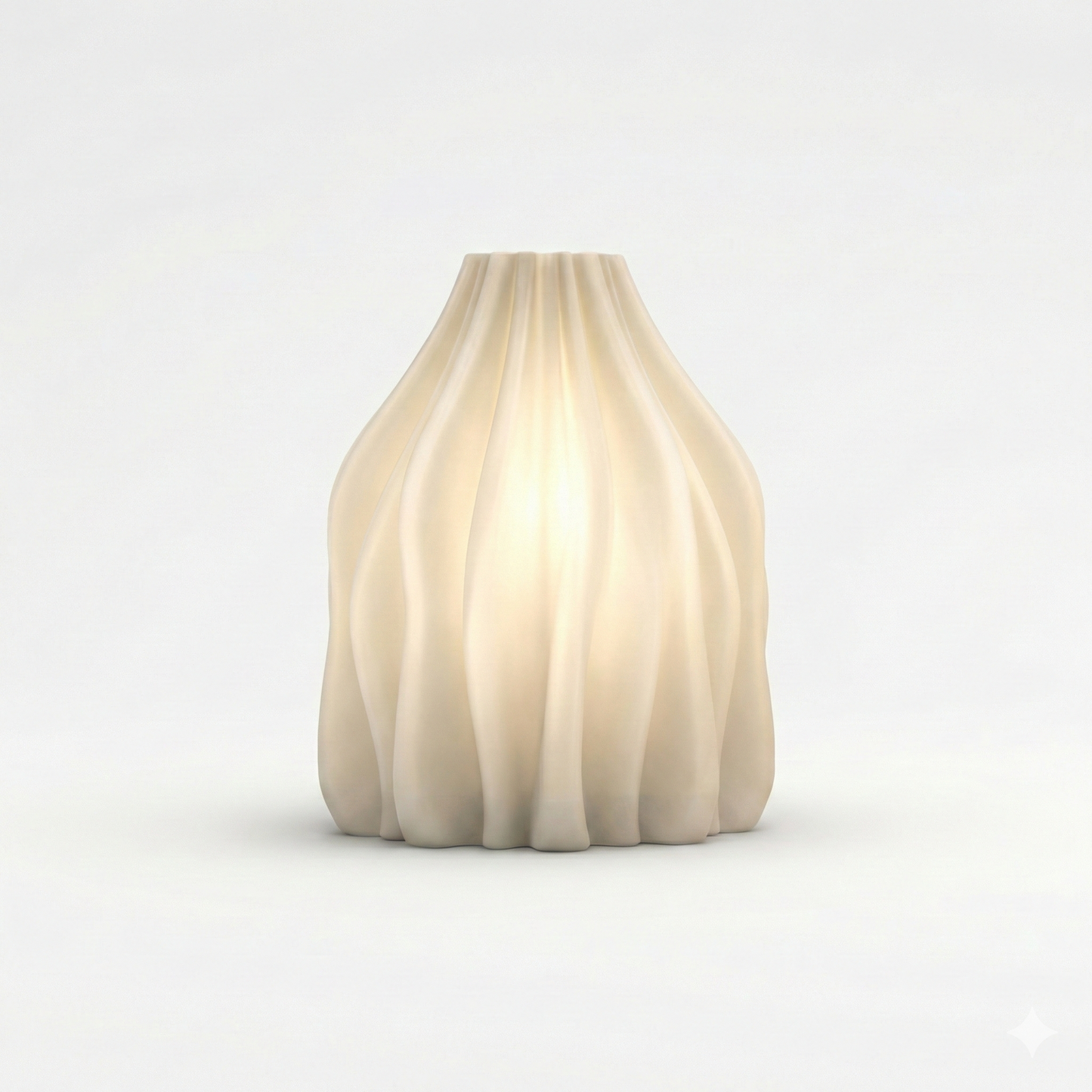 Bloom Lamp - Snow Finish 20x15 cm