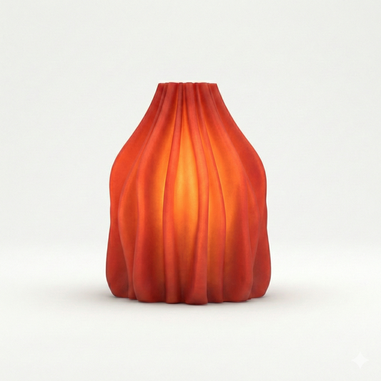 Bloom Lamp - Amber Finish 20x15 cm