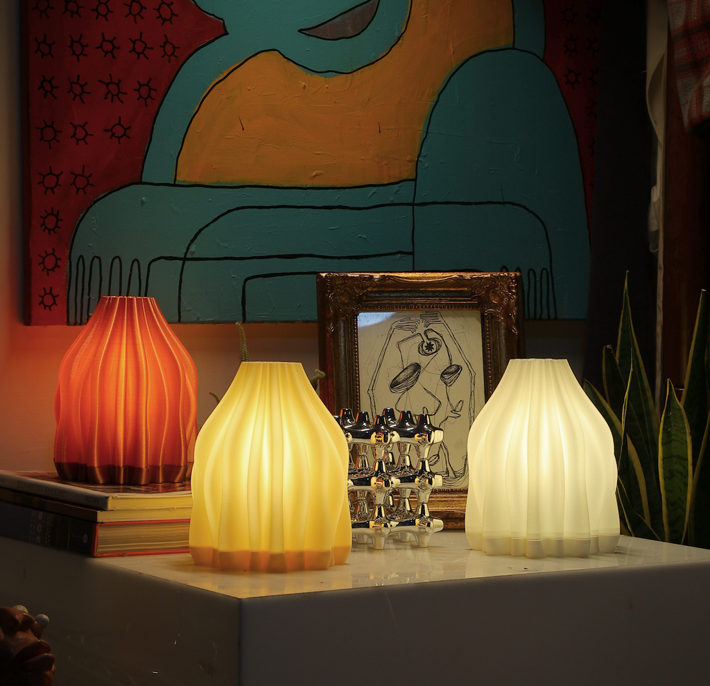 Bloom Lamp - Snow Finish